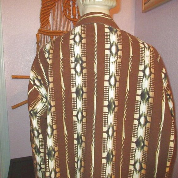 Panhandle Slim Men's Pearl Snap Shirt Size XXL Aztec Long Sleeves Cowboy Western - Picture 9 of 11